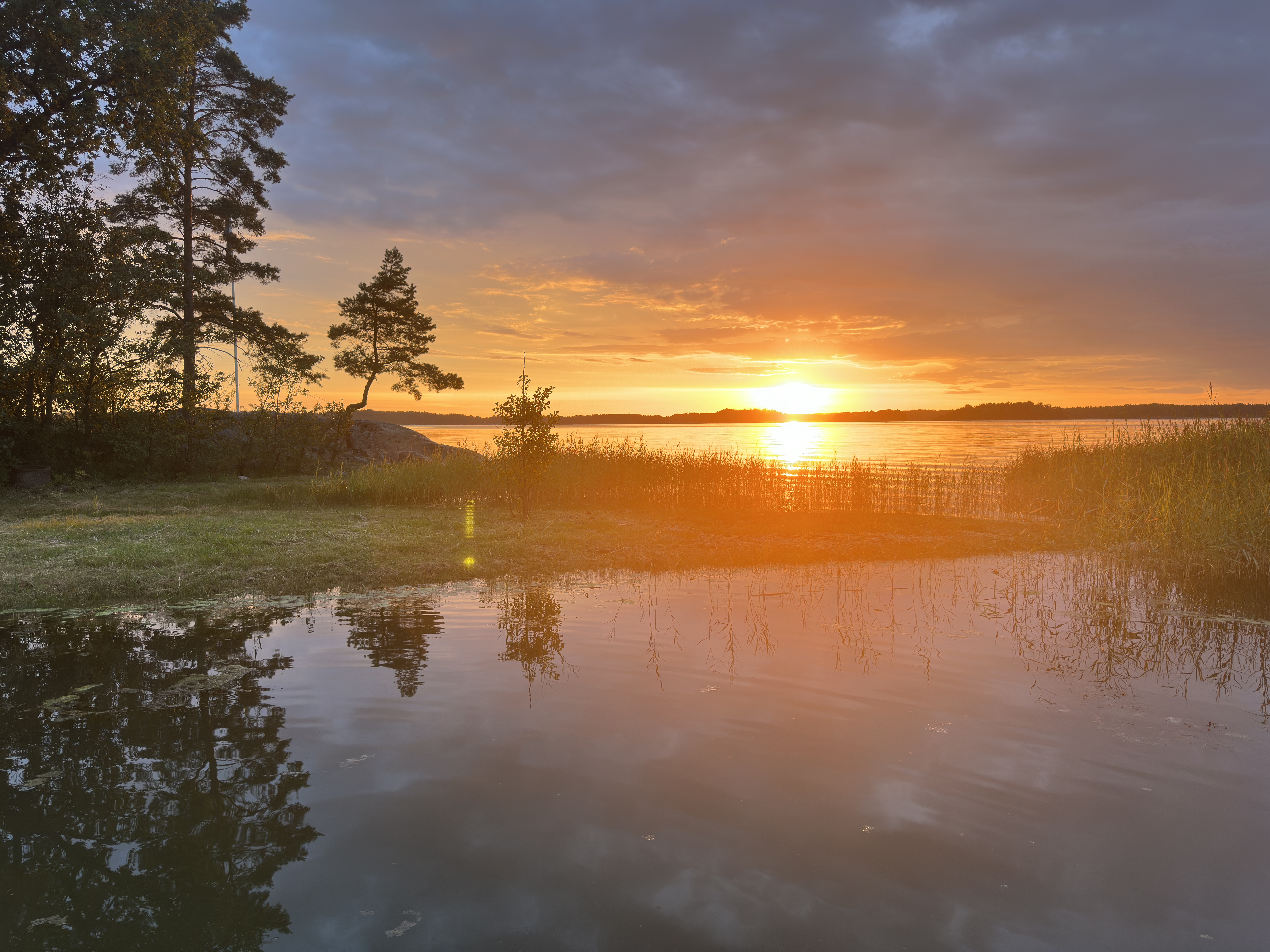 Sunset over the archipelago